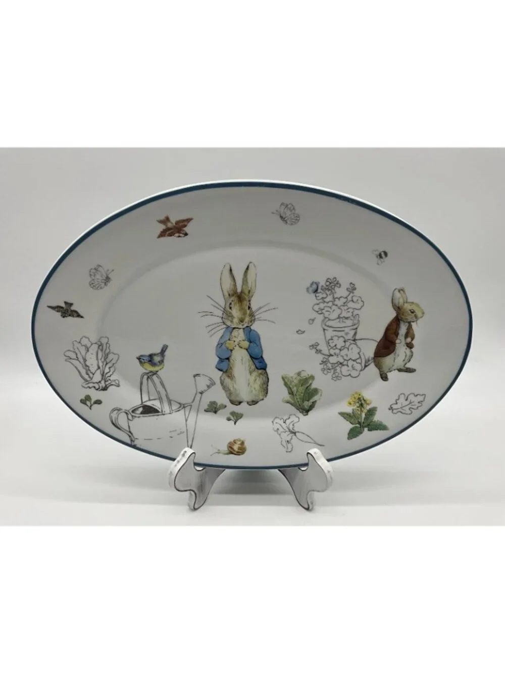 Beatrix Potter PETER RABBIT Oval Serving Platter 14